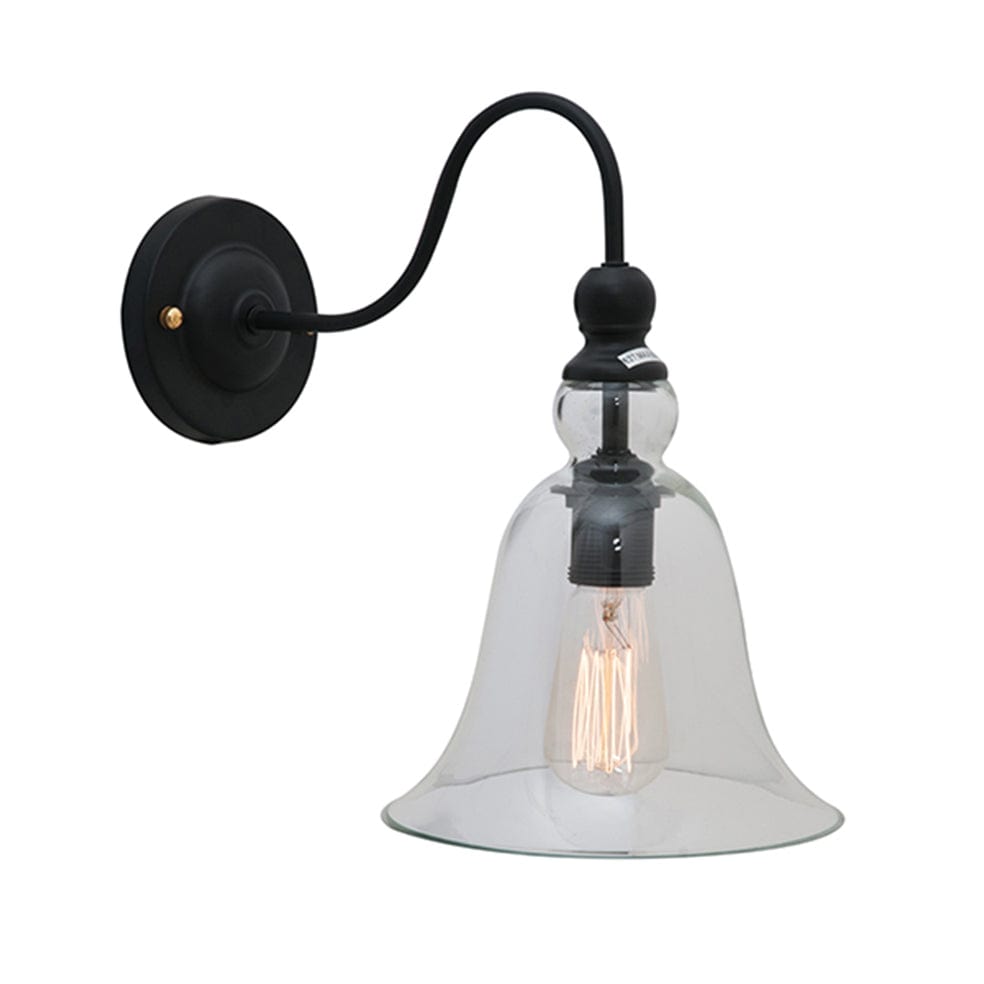 The Lighting Club Wall light Vino Metal and Glass Wall Light Black W461 6007328372745
