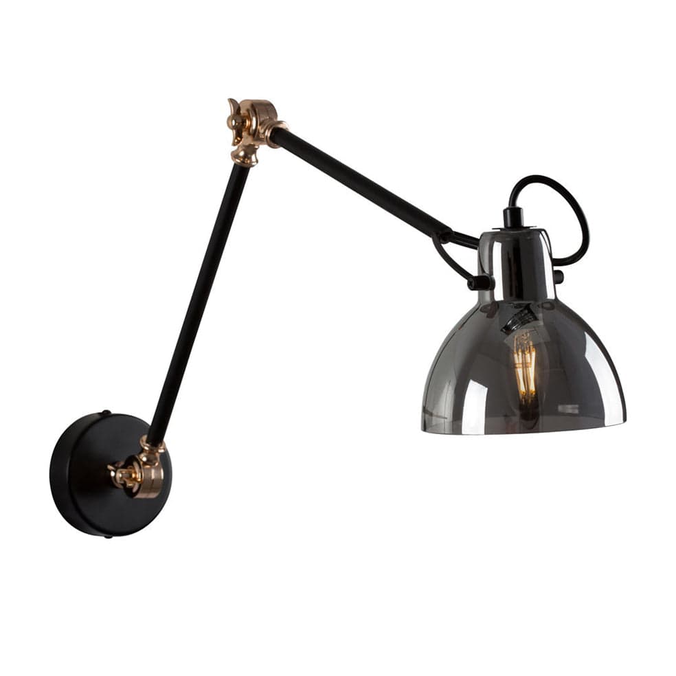 The Lighting Club Smoke Glass Siena Wall Light W569SM 6007328387541