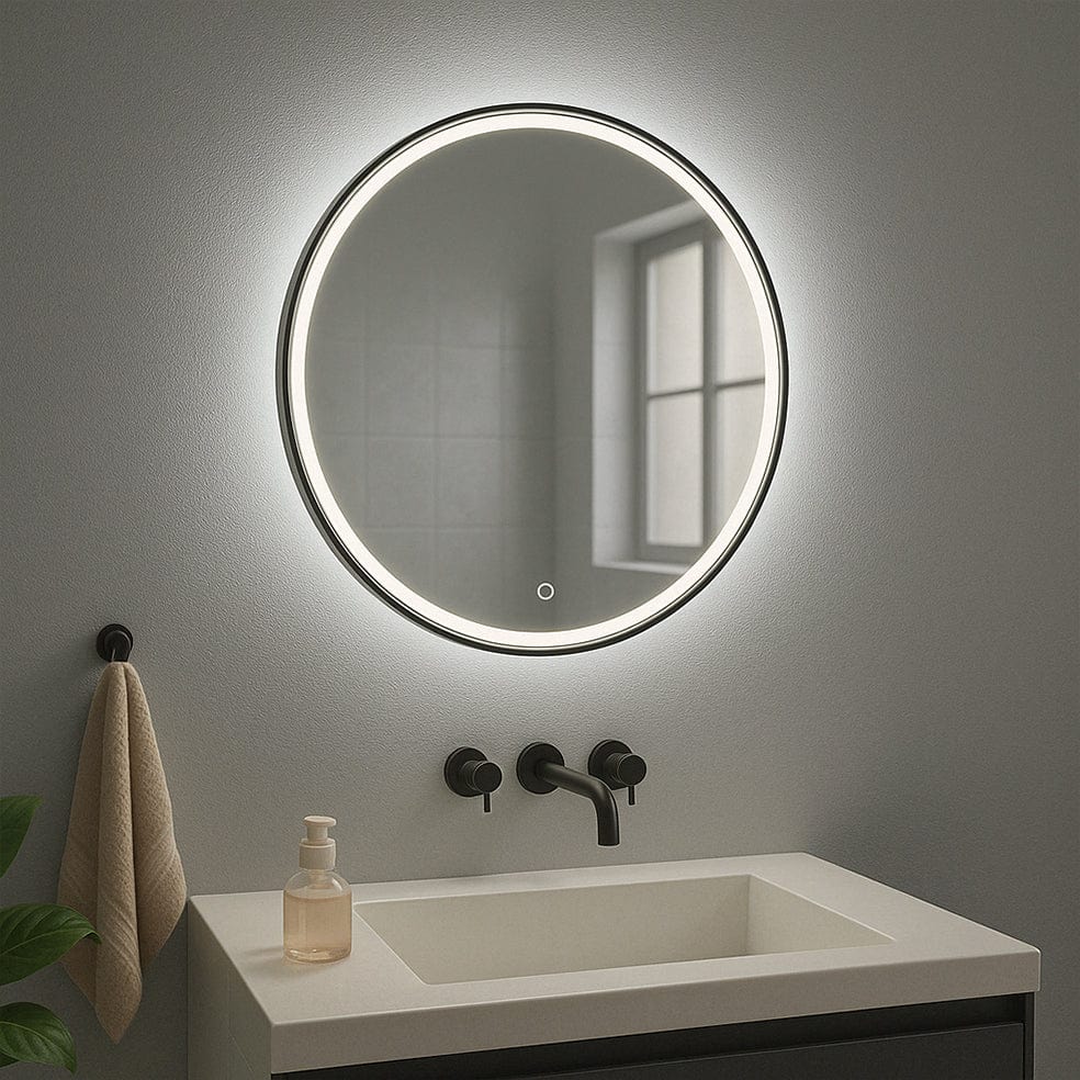 The Lighting Club Bathroom Mirror Naomi Round LED Bathroom Mirror W656 6009551809265