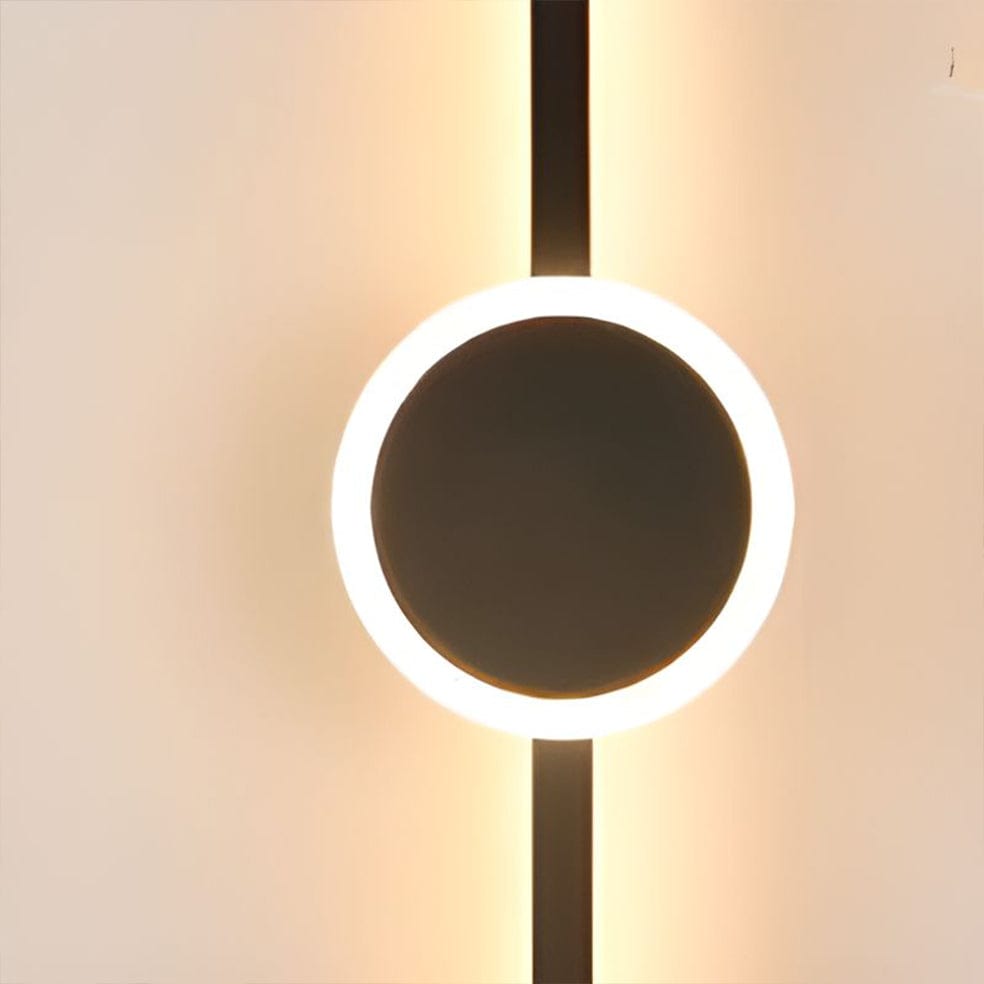 The Lighting Club Wall Light Nevo Backlit Wall Light – Black LED 12W W674