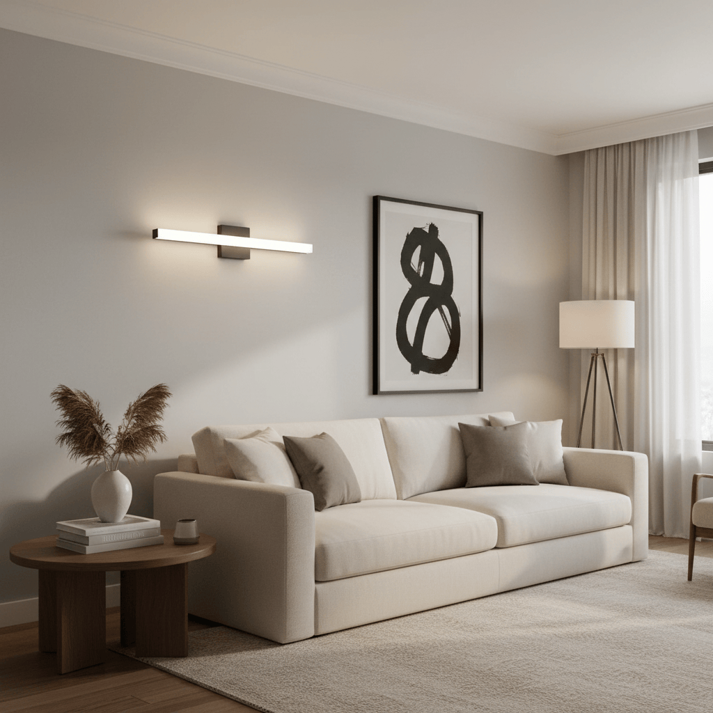 The Lighting Club Wall Light Rift LED Wall Bar - Black WB227 BK CCT 6007226090598