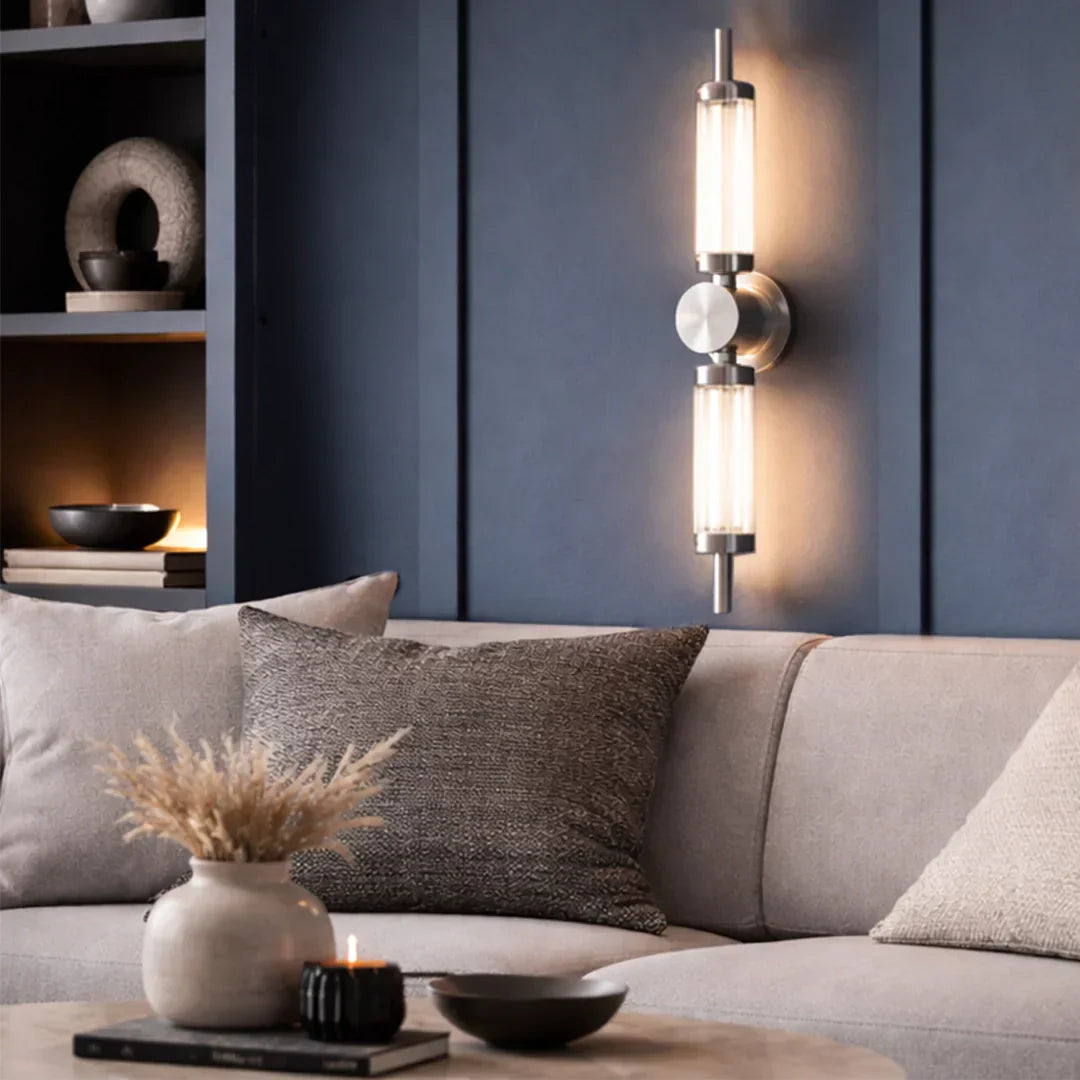 The Lighting Club Wall Light Satin Chrome Modern LED Wall Light for Home Interior WB348 SATIN 6007226089967