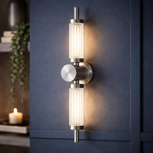 The Lighting Club Wall Light Satin Chrome Modern LED Wall Light for Home Interior WB348 SATIN 6007226089967