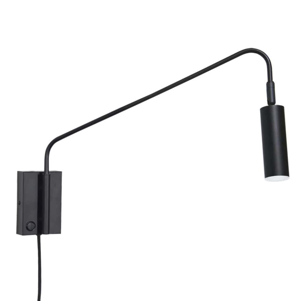 The Lighting Club Black Hilton Bedside LED Wall Light Metal Black or Brass WB373 MATT BLACK 6007226081558