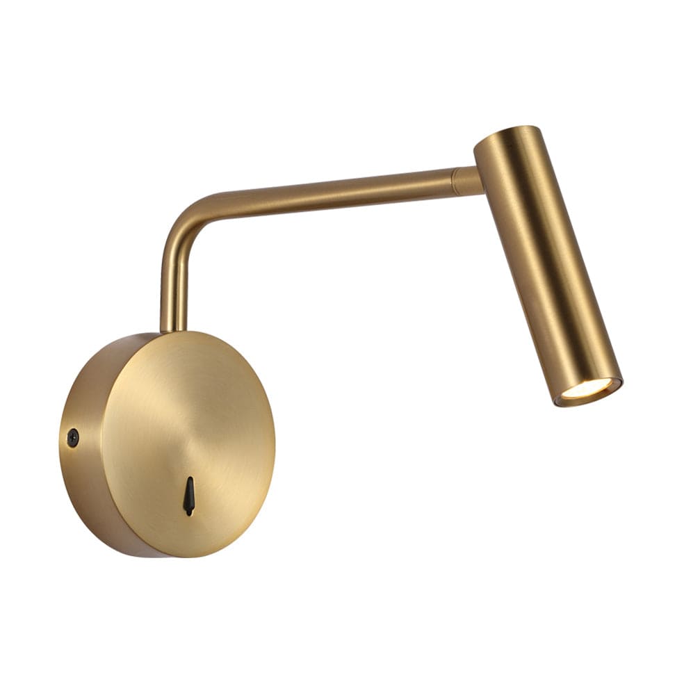 The Lighting Club Wall Light Gold Tenesse Adjustable Aluminium LED Wall Light Black | White | Gold | Silver WB379 GOLD 6007226088106