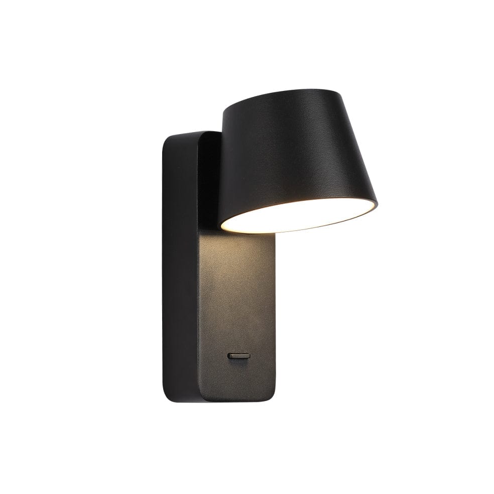 The Lighting Club Wall Light Black Aston Aluminium LED Wall Light Black | White WB381 BLACK 6007226088120
