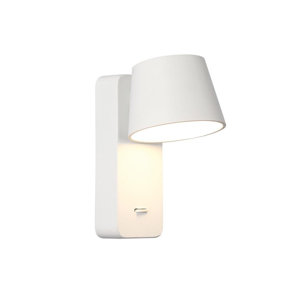 The Lighting Club Wall Light White Aston Aluminium LED Wall Light Black | White WB382 WHITE 6007226088137