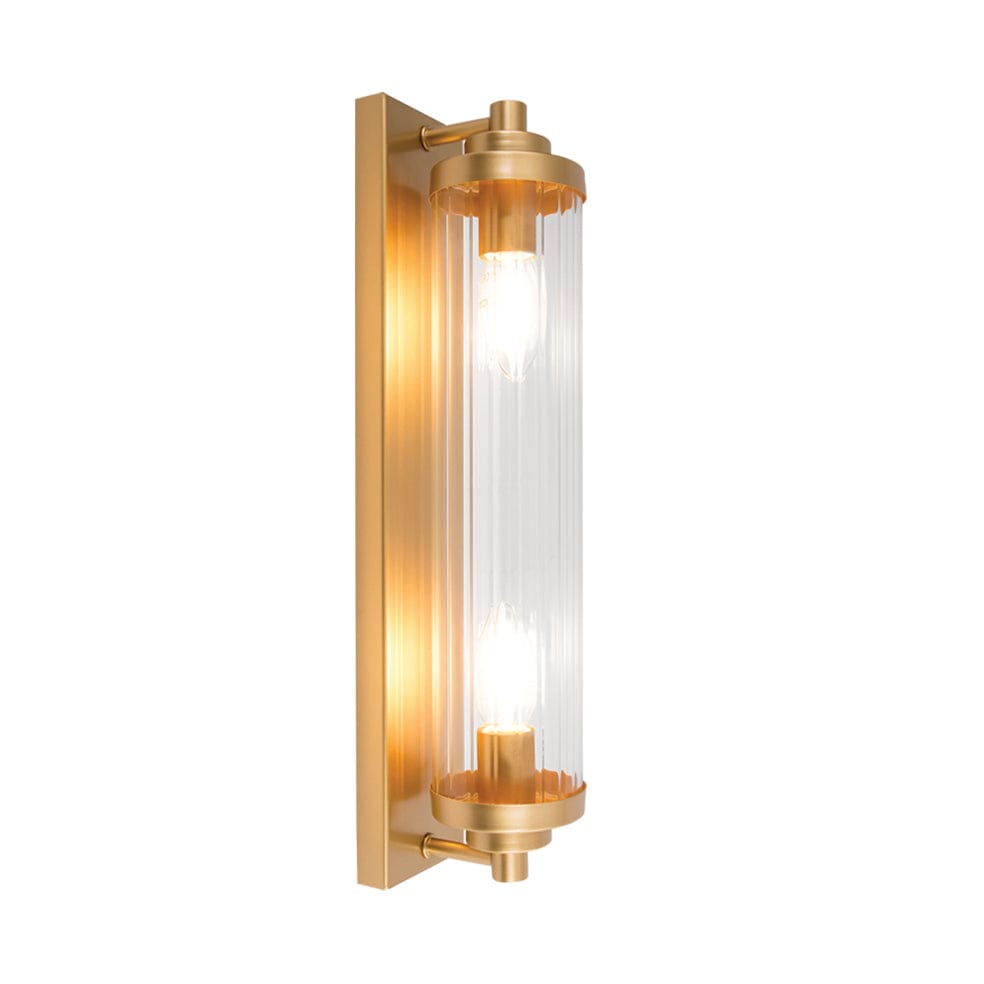 The Lighting Club Wall Light Gold Florian Metal and Glass Wall Light Gold | Black WB386/2 GOLD 6007226088465