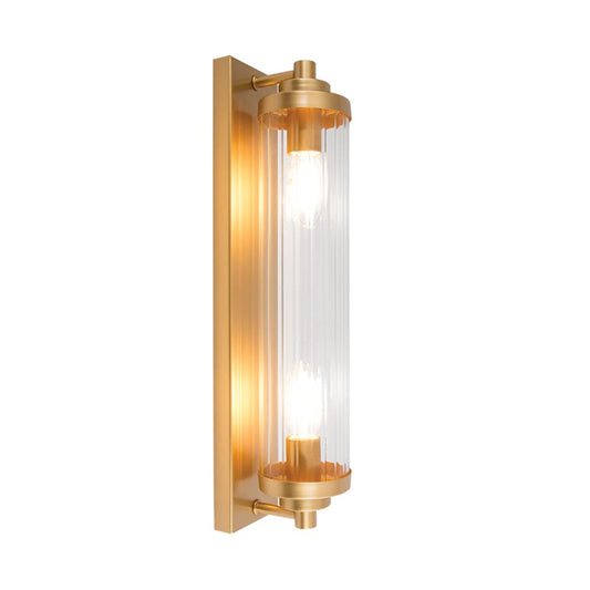 The Lighting Club Wall Light Gold Florian Metal and Glass Wall Light Gold | Black WB386/2 GOLD 6007226088465