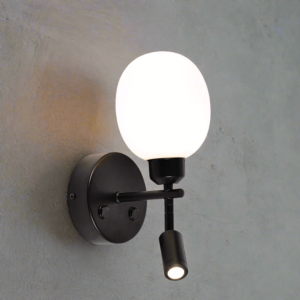 The Lighting Club Wall light Black Elle Reading Wall Light | Black, Satin or Antique WB403/2 BLACK 6007226084771