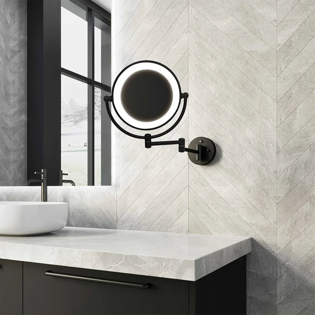 The Lighting Club led wall mirror Void Black LED Vanity Mirror WB801 BLACK 6007226088779