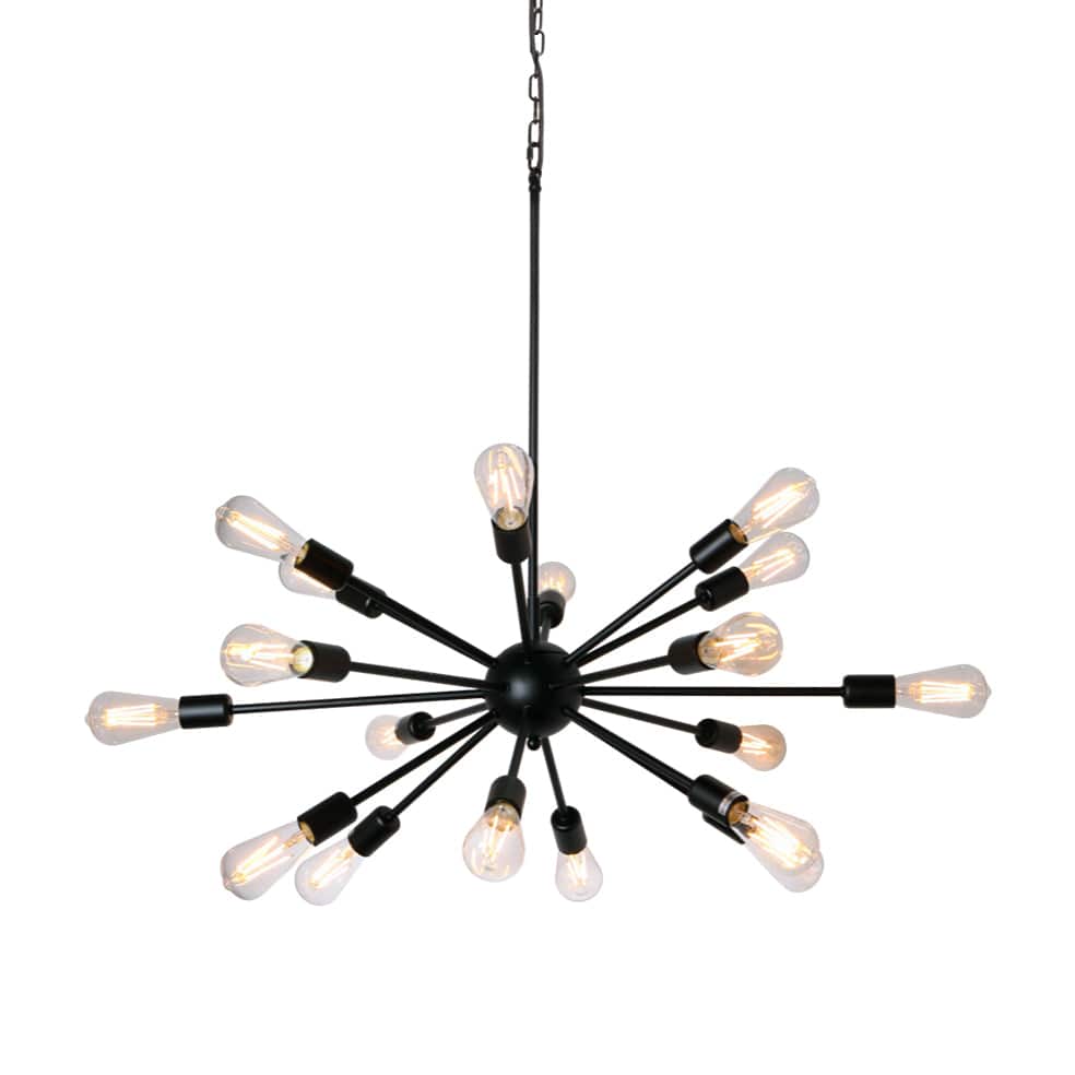 The Lighting Club Black Supernova Metal Pendant Light Medium Gold | Black WE-KLCH-302/BL
