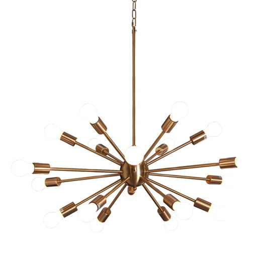 The Lighting Club Gold Supernova Metal Pendant Light Medium Gold | Black WE-KLCH-302/GD