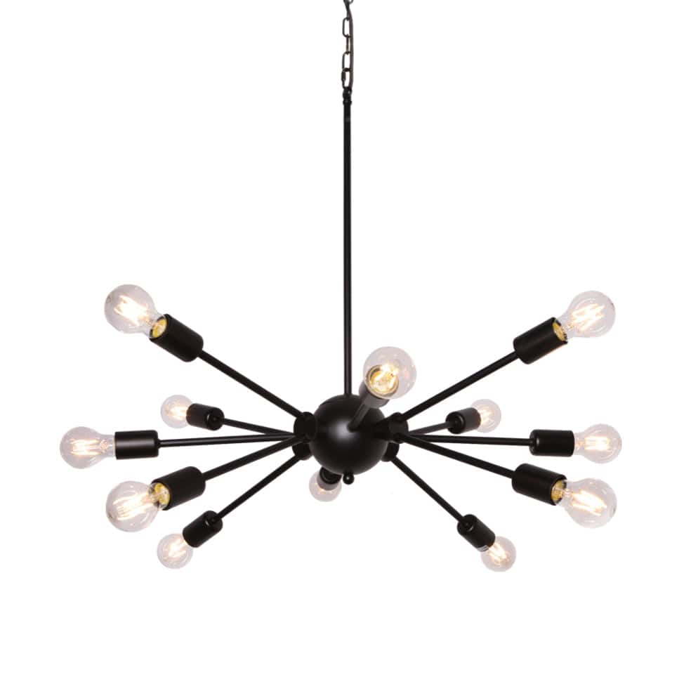 The Lighting Club Black Supernova Metal Pendant Light Small Gold | Black WE-KLCH-303/BL