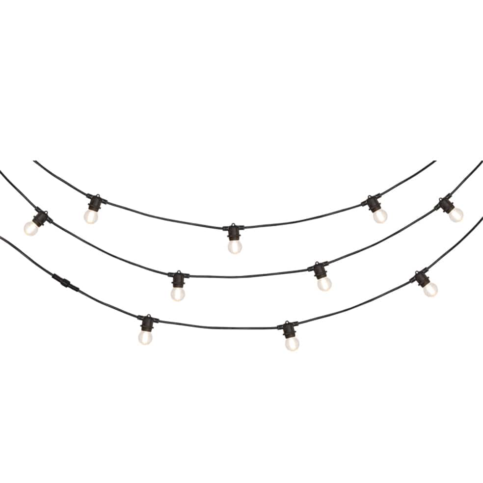 The Lighting Club Outdoor Aluminium String Lights Black WSC008 STRING 6007226081671