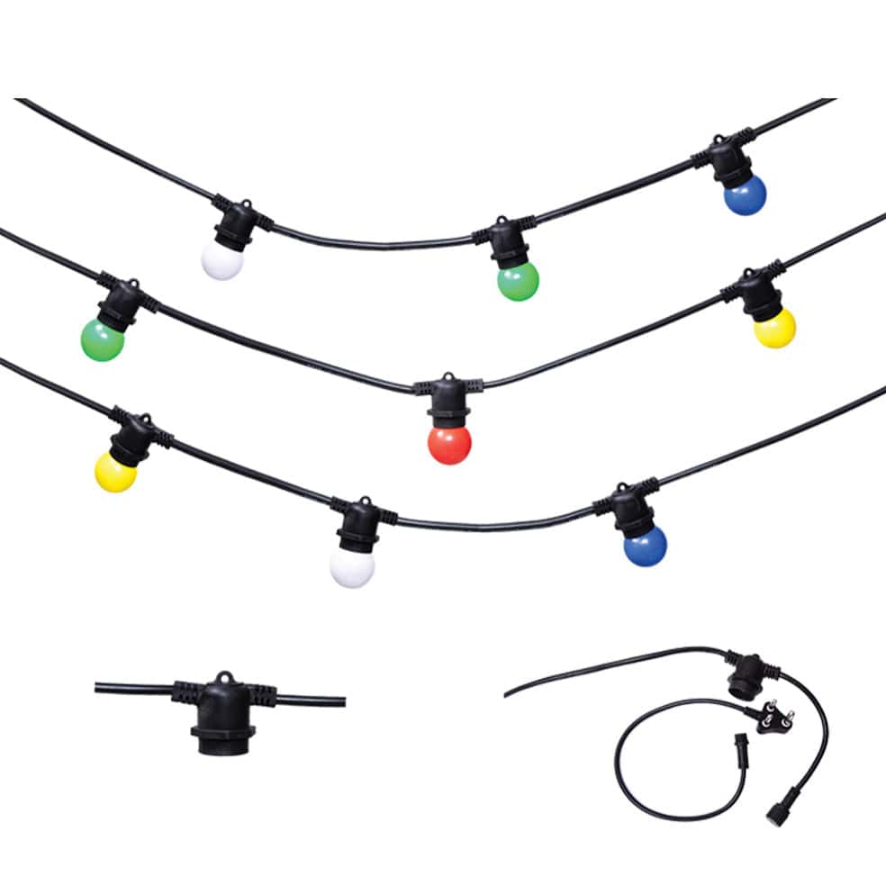 The Lighting Club Outdoor Light Carrie Aluminium Outdoor String Light Multicolour WSC012 MULTICOLOUR 6007226086331